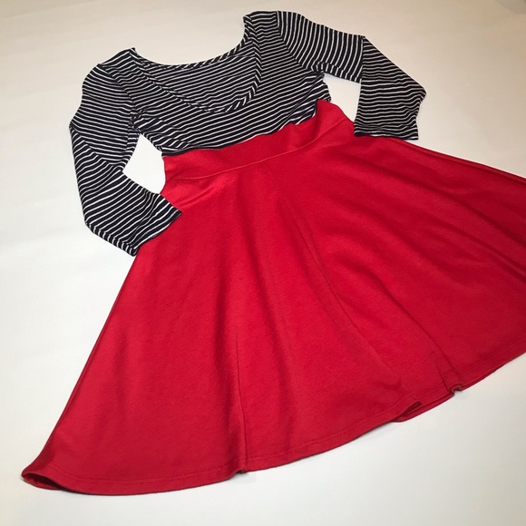 A’gaci A’gaci A’gaci Women’s Blue/White/Red Dress - Picture 7 of 10